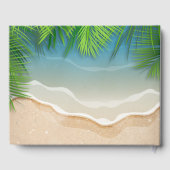 Livre D'or Fête de plage d'été tropical (Verso)