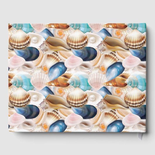 Livre D'or Fête de Quinceanera sous la mer Coquillages (Verso)