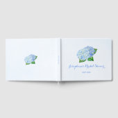 Livre D'or Fête des mariées Blue Hydrangea (Complet)
