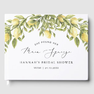 Livre D'or Fête des mariées côtière amalfitaine jaune