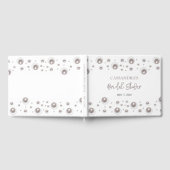 Livre D'or Fête des mariées de perle blanche minimale (Complet)