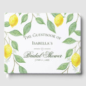 Livre D'or Fête des mariées d'été moderne Lemon Boho (Recto)