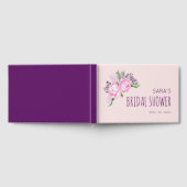 Livre D'or Fête des mariées florale de Peony rose (Complet)