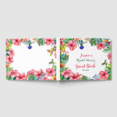 Livre D'or Fête des mariées hawaïenne tropicale (Complet)