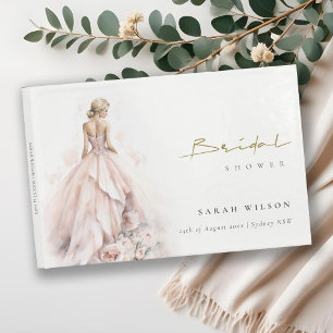 Livre D'or Fête des mariées moderne Mariage aquarelle