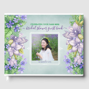 Livre D'or Fête des mariées Printemps Mariage Violet Votre Ph