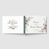 Livre D'or Fête des mariées Rose Eucalyptus Rose (Complet)