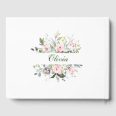 Livre D'or Fête des mariées Rose Eucalyptus Rose (Verso)