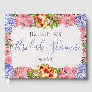 Livre D'or Fête des mariées vintage aquarelle à cadre