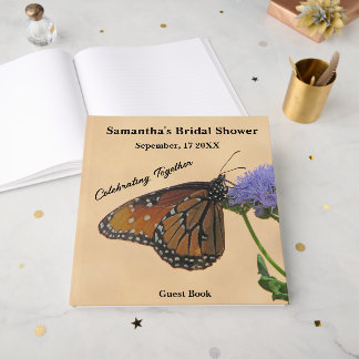 Livre D'or Fête ensemble : Baby Shower papillon pour la marié
