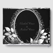 Livre D'or Fête intemporelle des mariages à cravate noire (Verso)