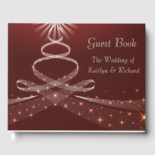 Livre D'or Fête Mariage d'hiver (Recto)