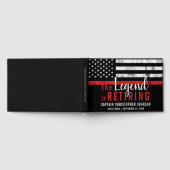 Livre D'or Feu de pompier à la retraite Feu à la ligne rouge  (Complet)