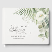 Livre D'or Feuillage de verdure de eucalyptus de mariage (Recto)