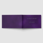 Livre d'or feuille d'argent violet (Complet)