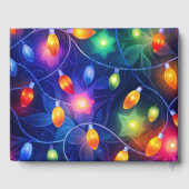 Livre D'or Feux de Noël brillant Fêtes Whimsical Joyeux (Verso)