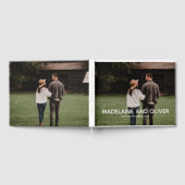 Livre D'or Fiançailles Photo Elegant Simple Keepsaké (Complet)