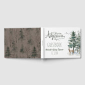 Livre D'or Fille Baby shower d'aventure forestière (Complet)