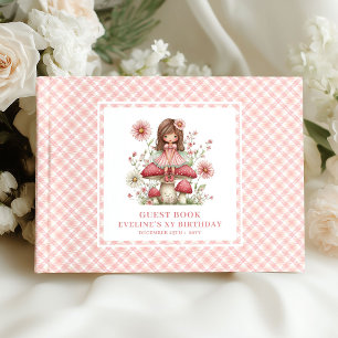 Livre d'or Fille Fée Capricieuse Rose Pâle pour An
