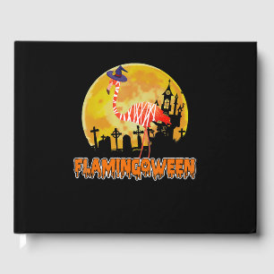 Livre D'or Flamingo Flamingoween Funny Witch Halloween