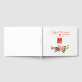 Livre D'or Fleur d'aquarelle mariage chinois (Complet)