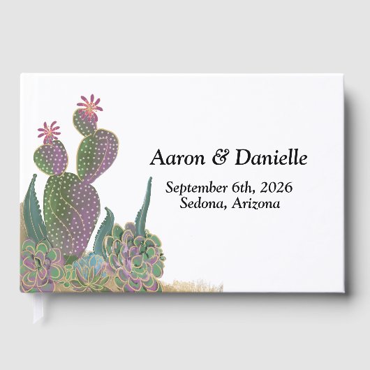 Livre d'or - Fleur de Cactus (Recto)