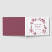 Livre D'or Fleur de cerisier rose /sakura. Mariage floral de  (Complet)