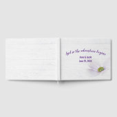 Livre D'or Fleur de Cosmos Violet Mariage (Complet)