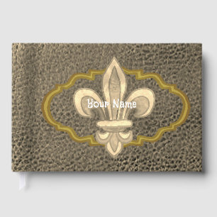 Livre d'or Fleur De Lis Family Crest