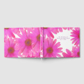 Livre D'or Fleur de marguerite rose Mariage chic élégant (Complet)