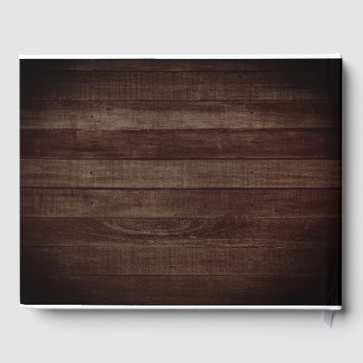 Livre D'or Fleur de soleil rustique | MARIAGE (Verso)