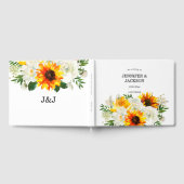 Livre D'or Fleur de tournesol - Blanc (Complet)