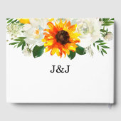 Livre D'or Fleur de tournesol - Blanc (Verso)