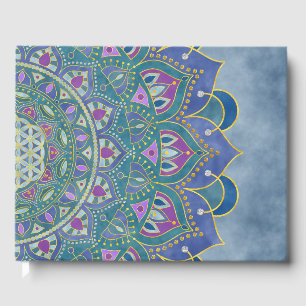 Livre D'or Fleur De Vie - Mandala India Style 1