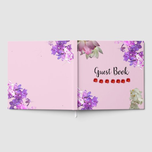 Livre d'or Fleur Rose (Complet)