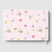 Livre D'or Fleur sauvage Baby dans le Baby shower de boue fle (Verso)