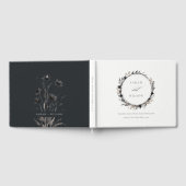 Livre D'or Fleur sauvage Boho Black Brown Automne Mariage (Complet)