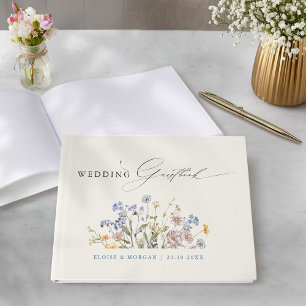 Livre D'or Fleur sauvage de printemps coloré Meadow Garden Ma