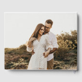 Livre D'or Fleur sauvage Dusty Mariage bleu (Verso)