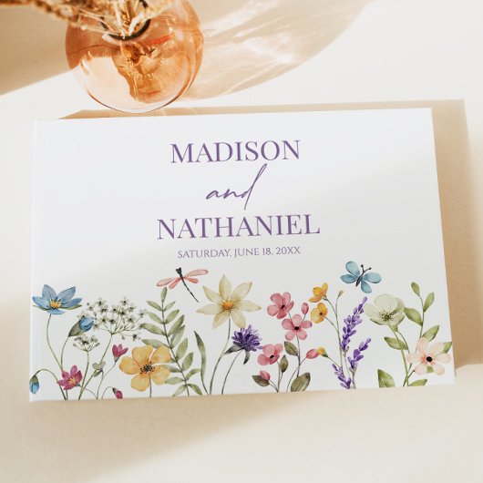 Livre D'or Fleur sauvage Fleur Fleur Flore Jardin Mariage