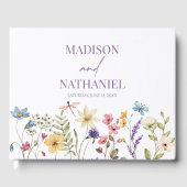 Livre D'or Fleur sauvage Fleur Fleur Flore Jardin Mariage (Recto)