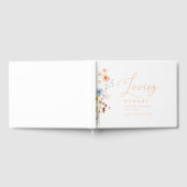 Livre D'or Fleur sauvage Funérailles "En mémoire de l'amour" (Complet)