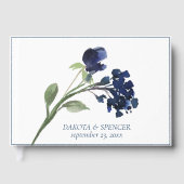 Livre D'or Fleur sauvage | Mariage classique de Jardin Bohème (Recto)