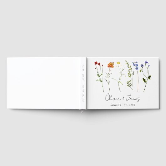Livre D'or Fleur sauvage minimal LGBTQ Gay pride Floral Maria (Complet)