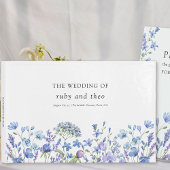 Livre D'or Fleur sauvage périphérique Élégant Mariage floral