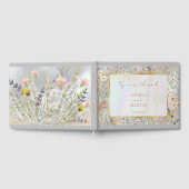 Livre D'or Fleur sauvage rustique Pastel Garden Mariage (Complet)