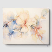 Livre D'or Fleurs Abstraites de bois de chien douces (Verso)