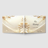 Livre d'or Fleurs Blanches et Dorées (Complet)