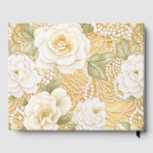 Livre D'or Fleurs blanches et perles (Verso)