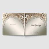 Livre d'or Fleurs Blanches Modernes Perles (Complet)